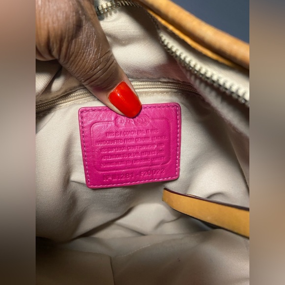 Coach Peyton Embossed Patent Leather Hobo Bag - Picture 5 of 9